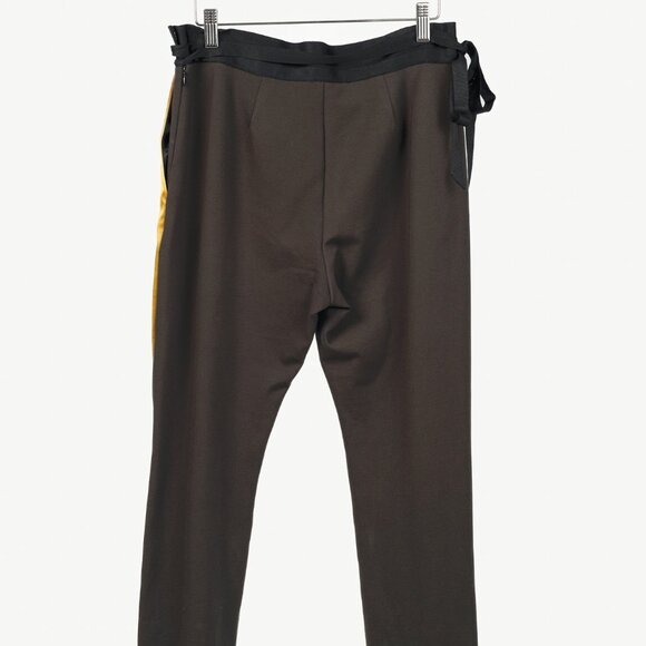 UNTTLD AW/18 Rafael Green Velvet Satin-Trim Trousers - Picture 3 of 9